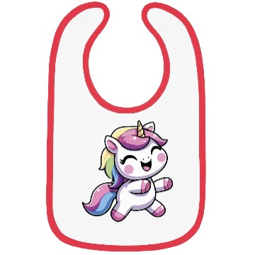 Discover Happy Unicorn dancing Bibs
