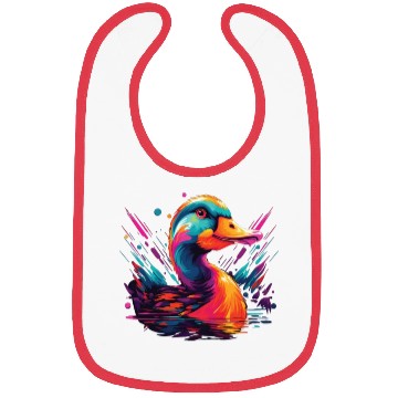 Discover Watercolor Colorful Alpaca Colorful Animals Bibs