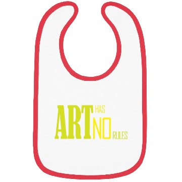 Discover art has no rules cool one Bibs