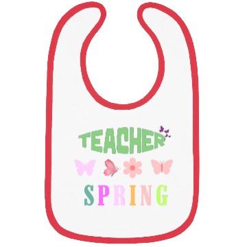 Discover Teacher spring Bibs