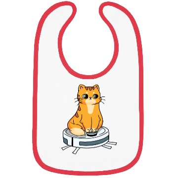Discover Robot Vacuum Cleaner Cat Robot Bibs