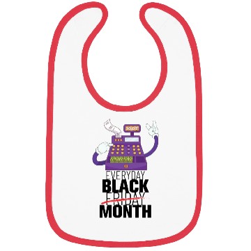 Discover Everyday Black Friday Month Bibs