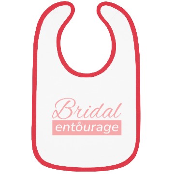 Discover Pink "Bride" Bibs Bibs, Bride Accessories, Party