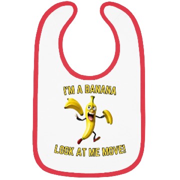 Discover I'm A Banana Meme Bibs Design