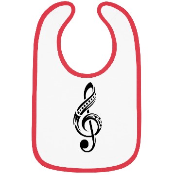 Discover Clef Cool Tattoo Music Tribal Style Bibs
