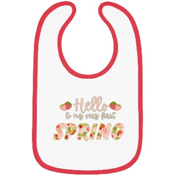 Discover Hello to My Very First Spring Bibs