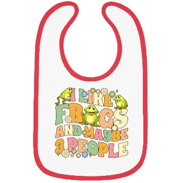 Discover Groovy Frog Lovers Bibs