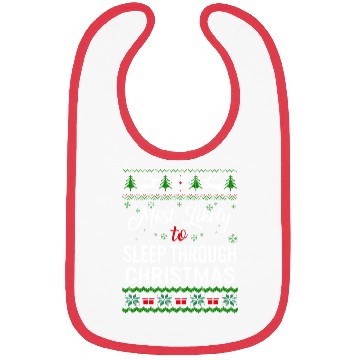 Discover Most Likely To Sleep Through Christmas Bibs,