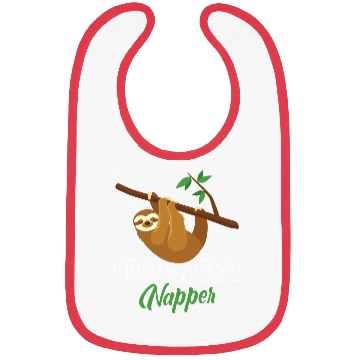 Discover Professional Napper Sloth Sloth Sleep Bibs