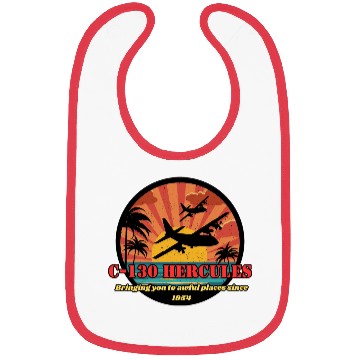 Discover Bringing you to awful places - C-130 Hercules Bibs