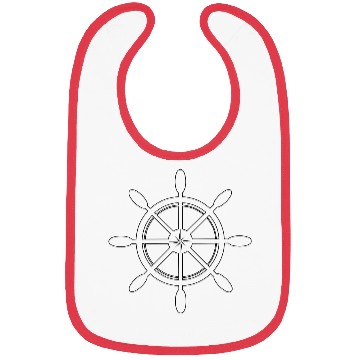 Discover Ship's Wheel, nautical star & cardinal directions Bibs