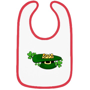 Discover St. Patrick Hat Bibs