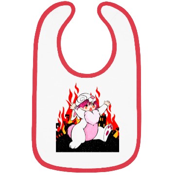 Discover Easter Rabbit Running From The Burning City Bibs