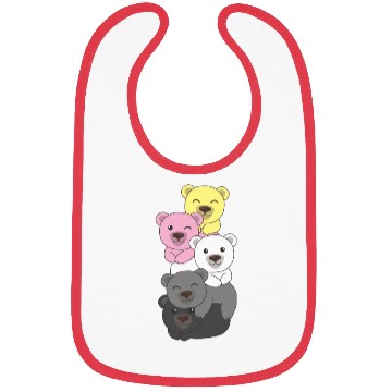 Discover Queerplatonic Flag Pride Lgbtq Cute Bear Bibs