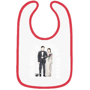 Discover This Witch Is Getting Hitched Funny Wedding Humor Bibs