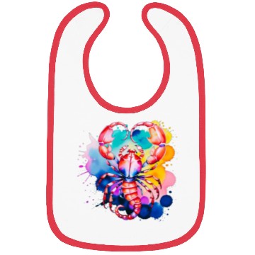Discover Color splash zodiac: Scorpio Bibs