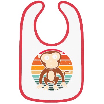 Discover Vintage Retro Monkey Bibs