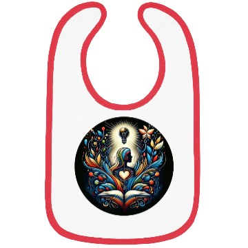 Discover Teacher Power Knowledge & Kindness Inspire Bibs