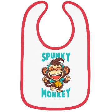 Discover Spunky Monkey Bibs
