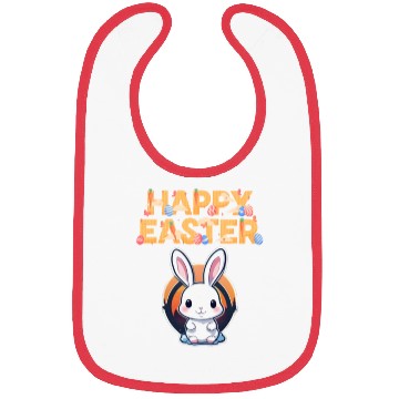 Discover Easter sweetness: beautiful bunnies await you! Bibs