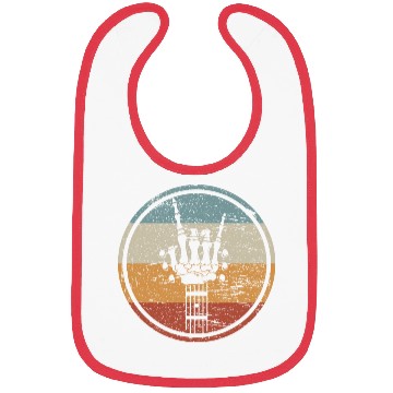 Discover Skeleton Guitar Retro Bibs