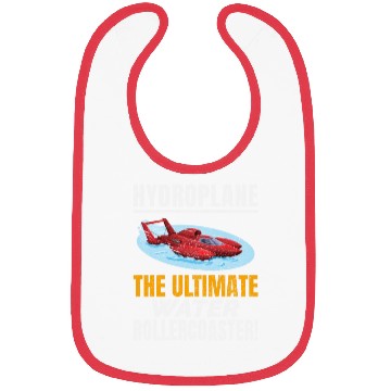 Discover Hydroplane Boat Racing Rollercoaster Adventure Bibs