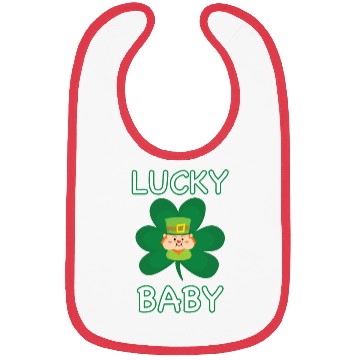 Discover Lucky baby saint patrick’s Day Bibs