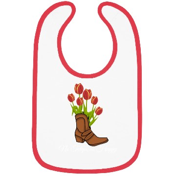 Discover Tulips Flowers Boot Garden Tulip Bibs
