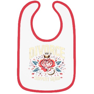 Discover Divorce Support Squad Matching Friends Family Rose Bibs