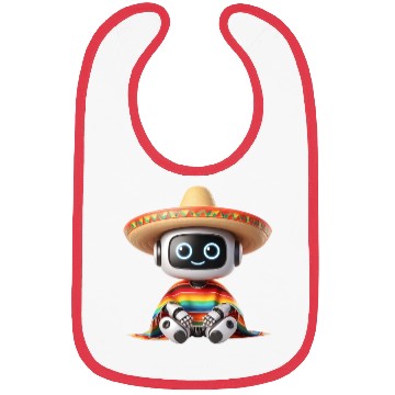 Discover Cinco de Mayo Robot Fiesta Bibs