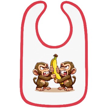 Discover Monkey Banana Brawl Bibs