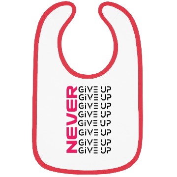 Discover "Perseverance Prevails: Never Give Up" Bibs