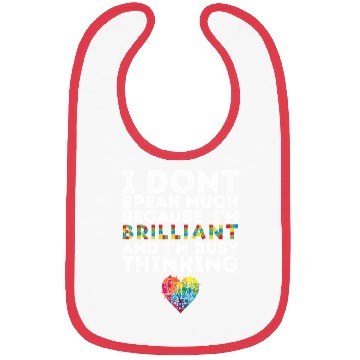 Discover Autism Awareness -I Dont speak much Bibs