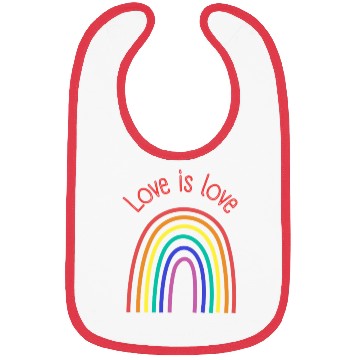 Discover Love is Love Bibs