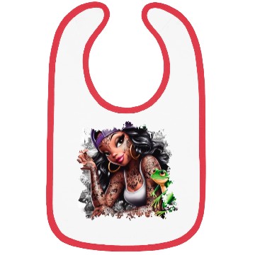 Discover Street Style Hip Hop Girl Rapper Bibs