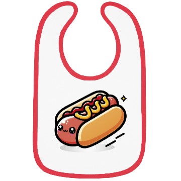Discover Cute Kawaii Hot dog Bibs
