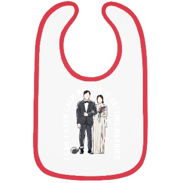 Discover Keep Calm My Son Is Getting Married Groom Wedding Bibs