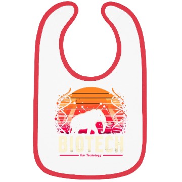 Discover Biotech Bio Technology DNA Mammoth Science Crispr Bibs