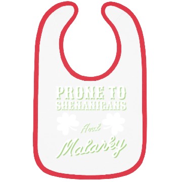 Discover prone to shenanigans and malarkey St. Patricks day Bibs