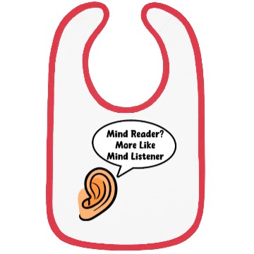Discover Psychologist Mind Reader? More Mind Listener Bibs