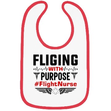 Discover Flight Nurse Critical Care Helicopter Nursing Bibs