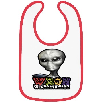 Discover We R Only Human Bibs