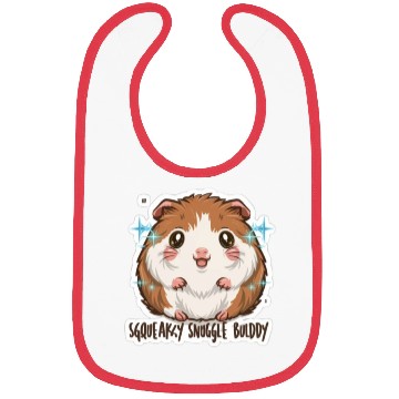 Discover Hamster Lover: Squeaky Snuggle Buddy Bibs