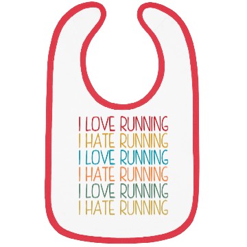 Discover I Love Running, I Hate Running Bibs