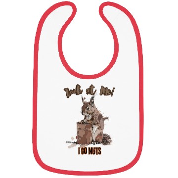 Discover Look at Me! I Go Nuts - Squirrel's Grunge Antics Bibs