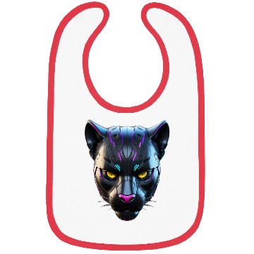 Discover Robot Black Panther Bibs