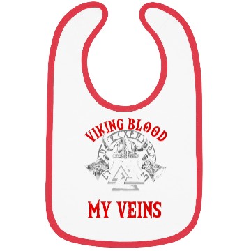 Discover Viking Blood Runs Through My Veins Bibs
