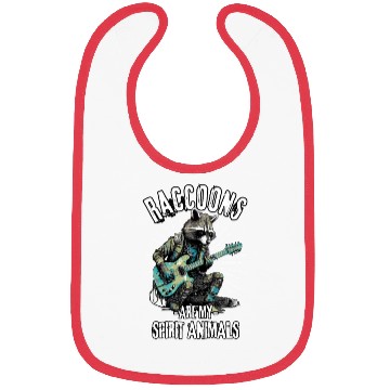 Discover Raccoon with a Guitar Bibs