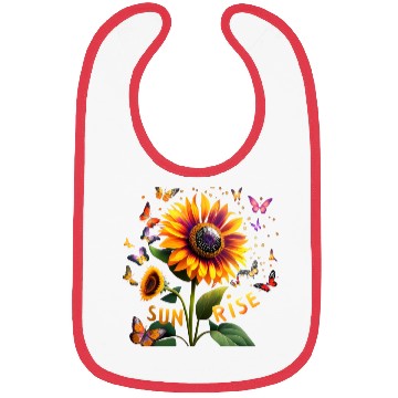 Discover Multicoloured Sunflower at Sunrise Bibs