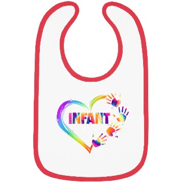 Discover Infant Teacher Appreciation Tie Dye Bibs